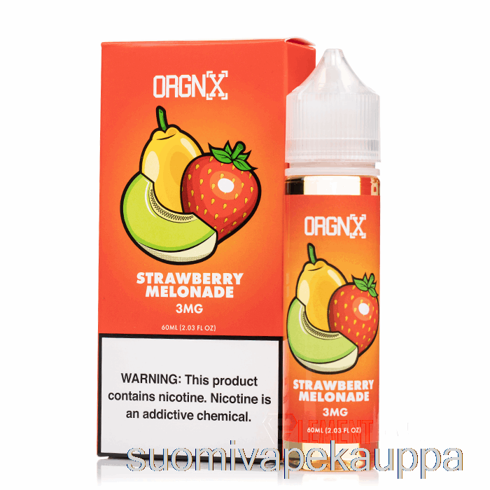 Vape Kauppa Mansikkamelonadi - Orgnx E-neste - 60ml 0mg